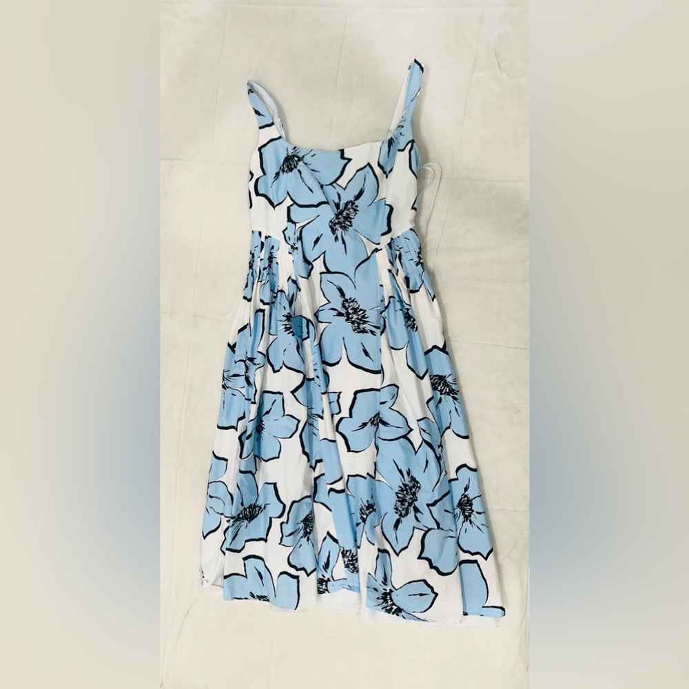 Premier Blue and White Floral Kids Dress